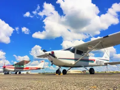 Ideal Airplane in Hangar