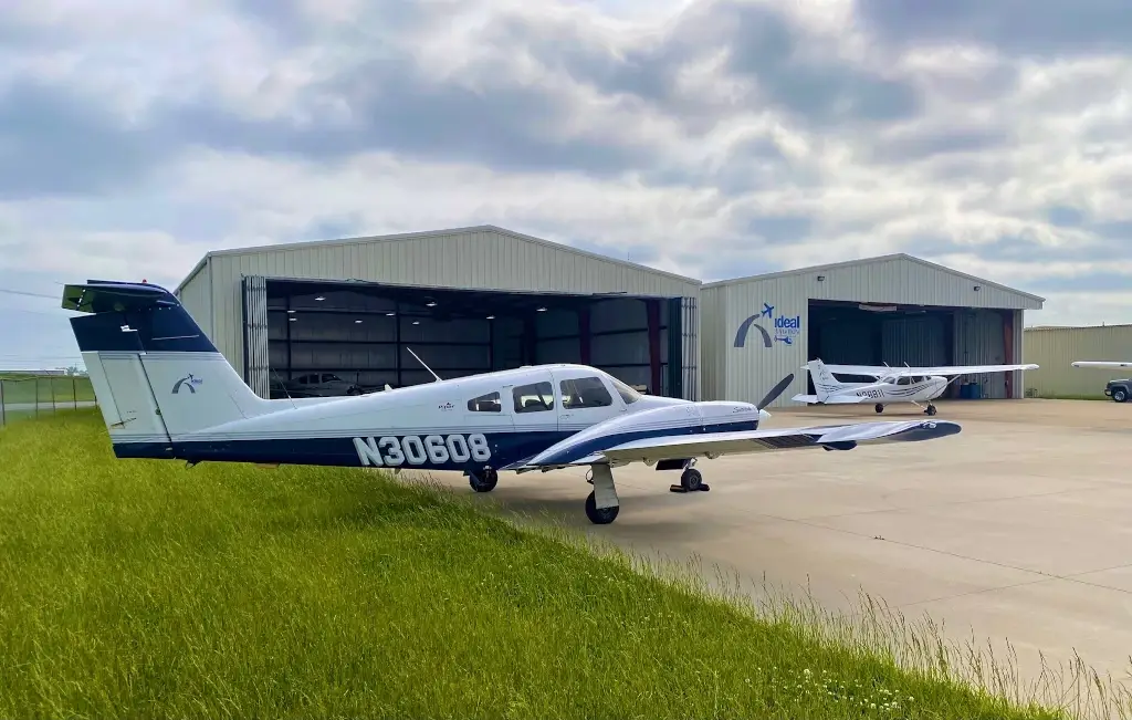 Ideal Airplane in Hangar